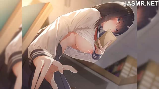 Japanese ASMR R18-RJ323117-A-quiet-Girl-&-her-Sex-Life-in-the-Library