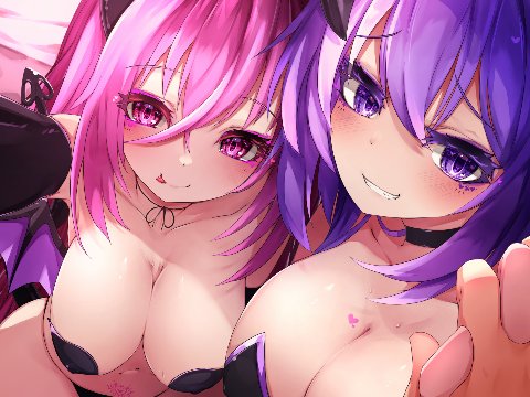 RJ371916--Two-Succubus-Girls-will-make-sure-to-get-Every-Last-Drop-out-of-you