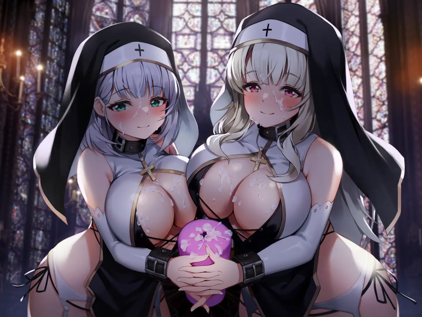 Tags: Hentai ASMR, Subtitled, R18 Healing Nun Internal cumshot/Creampie JOI...